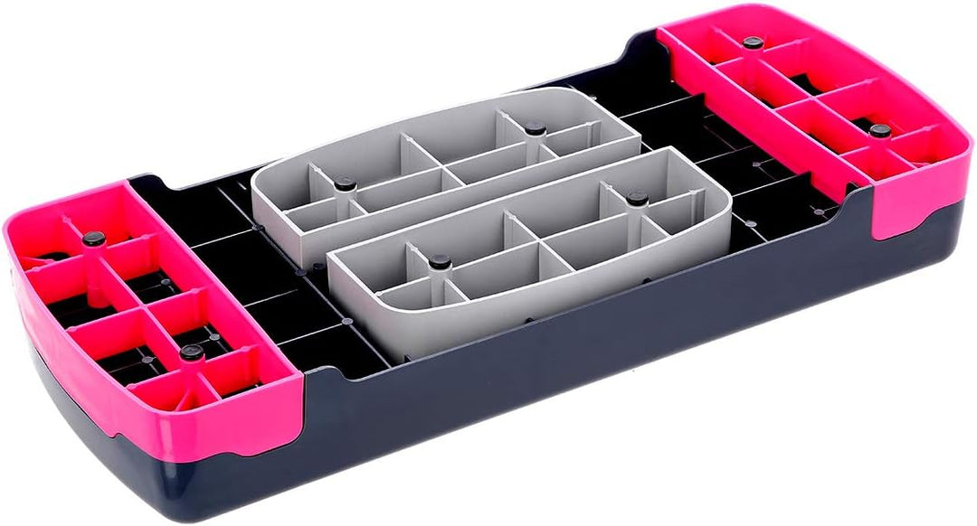 HMS Steppbrett Crossfit Fitness Stepper 3-Stufen Stepper Step-Bench - Rosa-grau - AS002