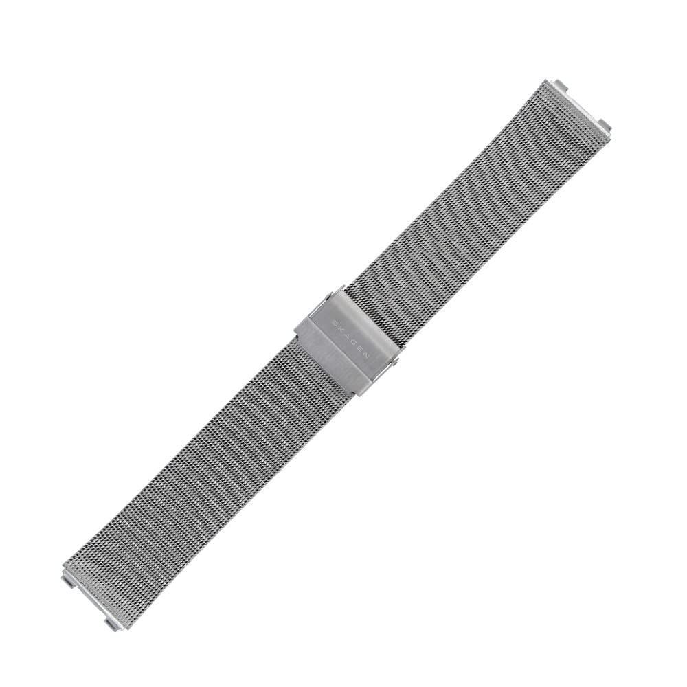 Skagen Uhrenarmband 20mm Edelstahl Silber XL - 233XLSBPL
