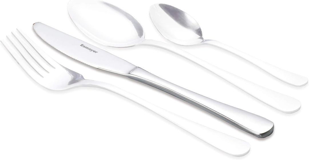 Esmeyer Messerset Sylvia, 12 TLG, 156-117, 13/0 Edelstahl hochglanzpoliert Bundle mit Gabel-Set, Bun