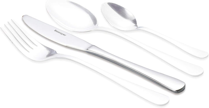 Esmeyer Messerset Sylvia, 12 TLG, 156-117, 13/0 Edelstahl hochglanzpoliert Bundle mit Gabel-Set, Bun
