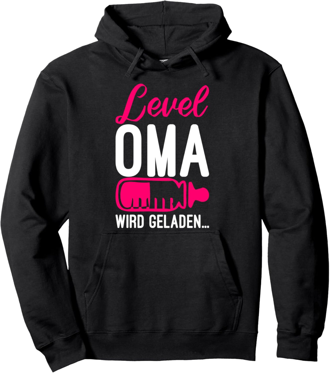 Level Oma wird geladen - Geschenk Baby Schwanger Pullover Hoodie