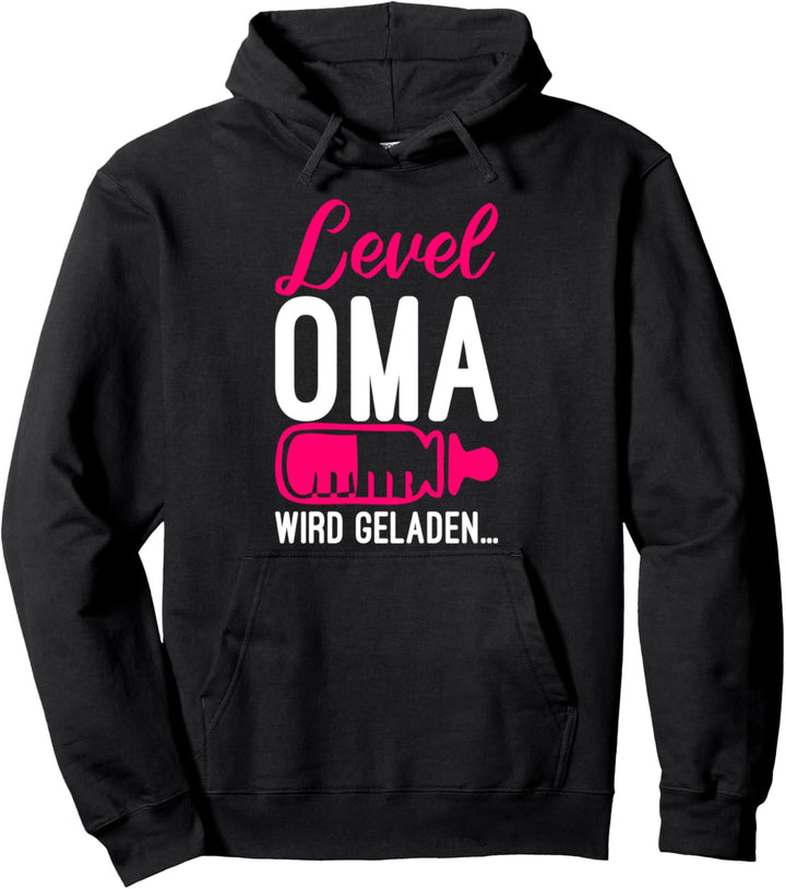 Level Oma wird geladen - Geschenk Baby Schwanger Pullover Hoodie