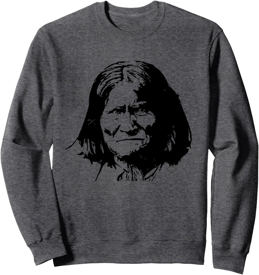 Geronimo Indianer-Kunst Sweatshirt