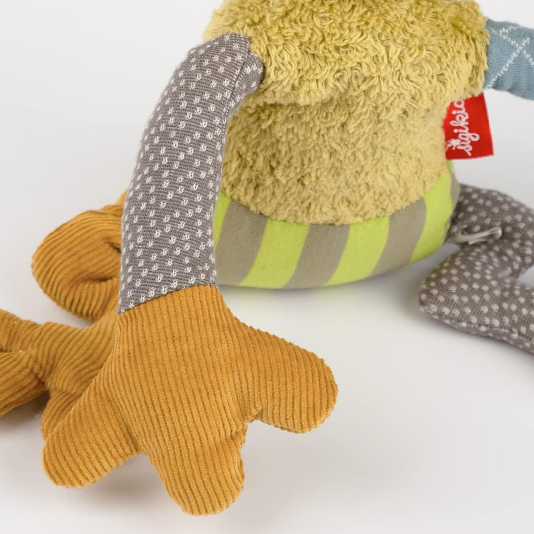 Sigikid 43236 Patchwork Stofftier, Mehrfarbig/Frosch