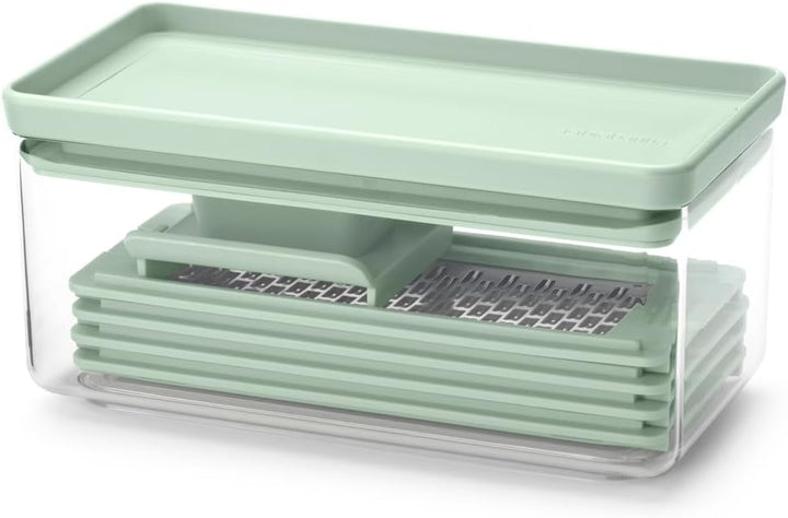 Brabantia Tasty+ Hobel- und Reibe-Set, Jadegrün