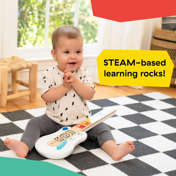 Baby Einstein, Hape, Strum Along Songs Magic Touch Holzspielzeug, Musikspielzeug Gitarre aus Holz, E