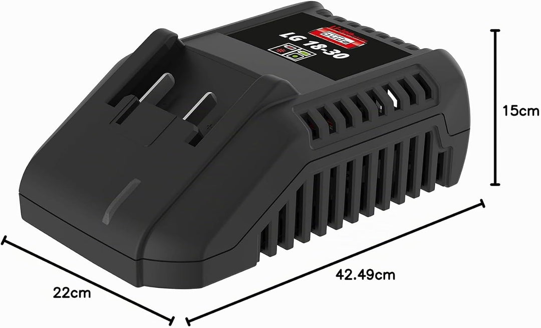 Güde GP 18-401-30 Akku Gartenpumpe, 72 W, 18 V, Blau inkl. 4 Ah Akku &amp; Ladegerät Single, inkl. 4 Ah