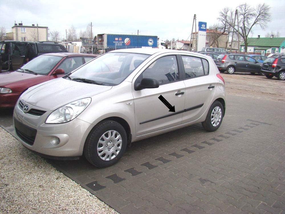 Spangenberg Seitenschutzleisten schwarz passend für Hyundai i20 I Schrägheck 5-Türer vor Facelift Ba