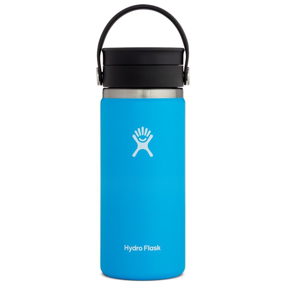 HYDRO FLASK - Reise-Thermos 473ml (16 oz) - Vakuumisolierter Edelstahl-Thermos - Auslaufsicher Flex-