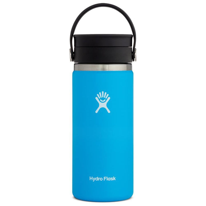 HYDRO FLASK - Reise-Thermos 473ml (16 oz) - Vakuumisolierter Edelstahl-Thermos - Auslaufsicher Flex-