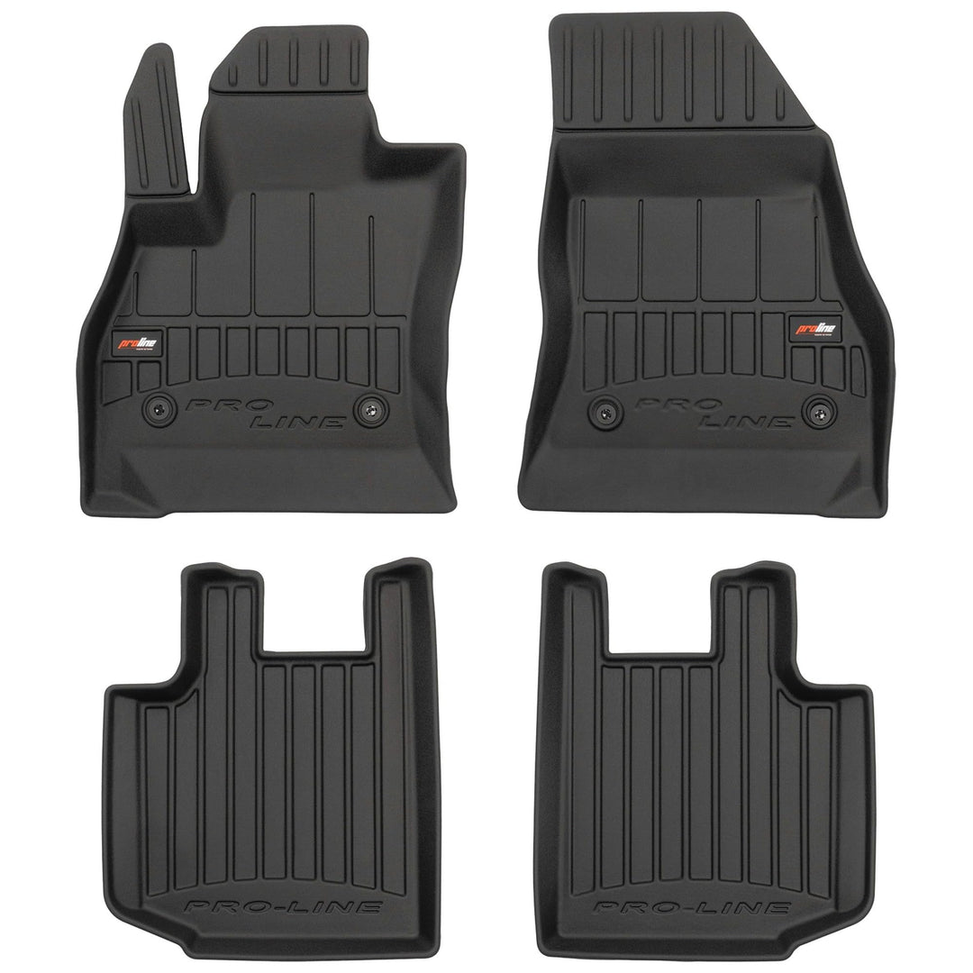 M MOTOS Gummimatten Auto Fussmatte passt für FIAT 500L 2012-2022 Verbessern Sie Ihren Reisekomfort m
