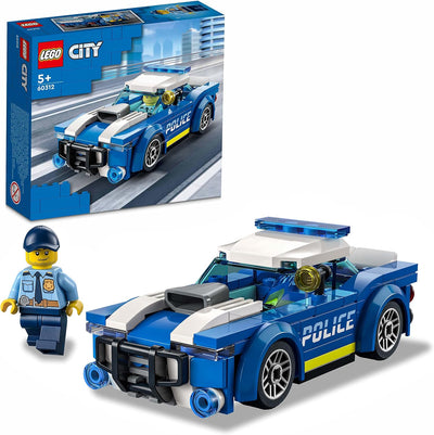 LEGO City Blauer Monstertruck, Offroad-Auto-Spielzeug, Fahrzeug-Set & City Polizeiauto, Polizei-Spie