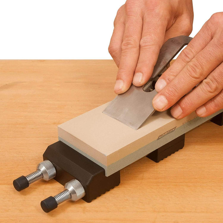 Tissting Schleifsteinhalter, Whetstone Holder Verstellbarer Messerschärferhalter Rutschfeste Schleif