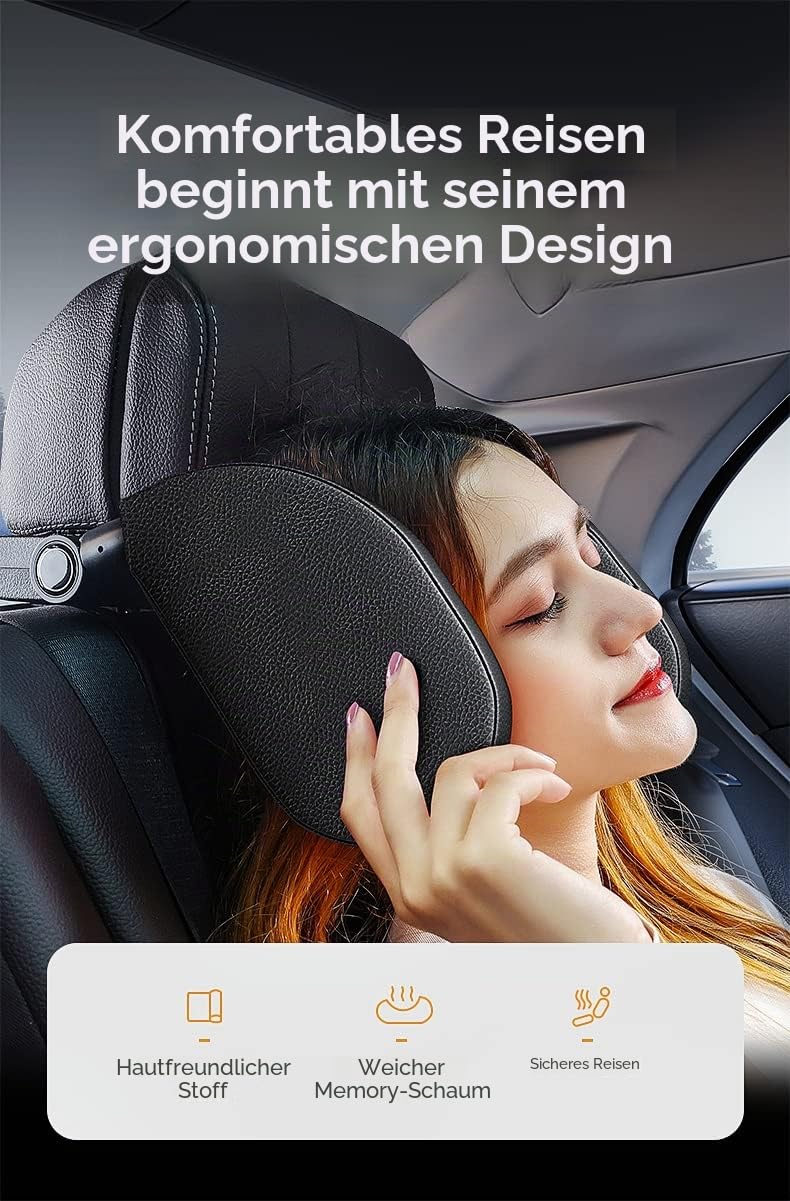 nackenkissen kinder kopfstütze auto kinder Schnelle Montage und Demontage in 1 Minute Atmungsaktiv u