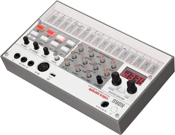 KORG VOLCA-SAMPLE2 - Probensequenzer + RACK VOLCA FÜR 4 STÜCK (2 X 2), Probensequenzer + RACK VOLCA