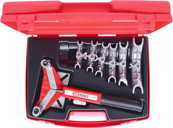 KS Tools 203.1201 Ratschen-Einhand-Biege-Satz 10-22mm, 7-tlg.