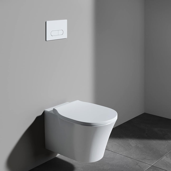 Ideal Standard R0115AC Oleas Betätigungsplatte Oleas M1 Mechanical Toilet Flush Plate - White Weiss,