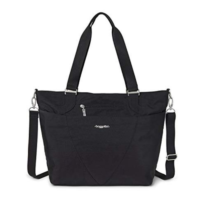 Baggallini Avenue Tote Top Handle Bag Schwarz, Schwarz