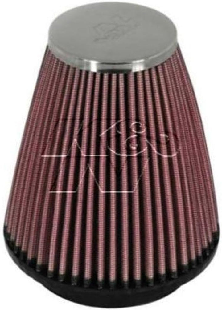 K&N RC-1250 KFZ und Motorrad Universal Chrom Filter, Rot