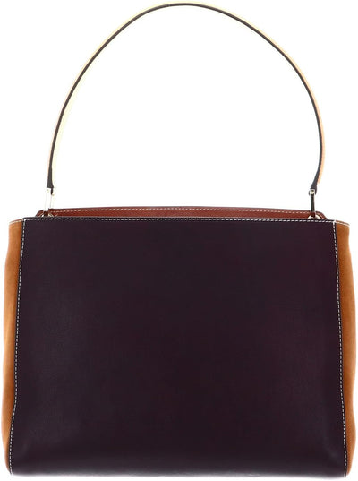 Piquadro Dafne Shoulder Bag Melanzana/Cuoio