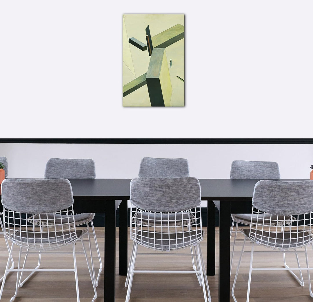 Printed Paintings Leinwand (40x60cm): EL Lissitzky - Composition 40x60 cm, 40x60 cm