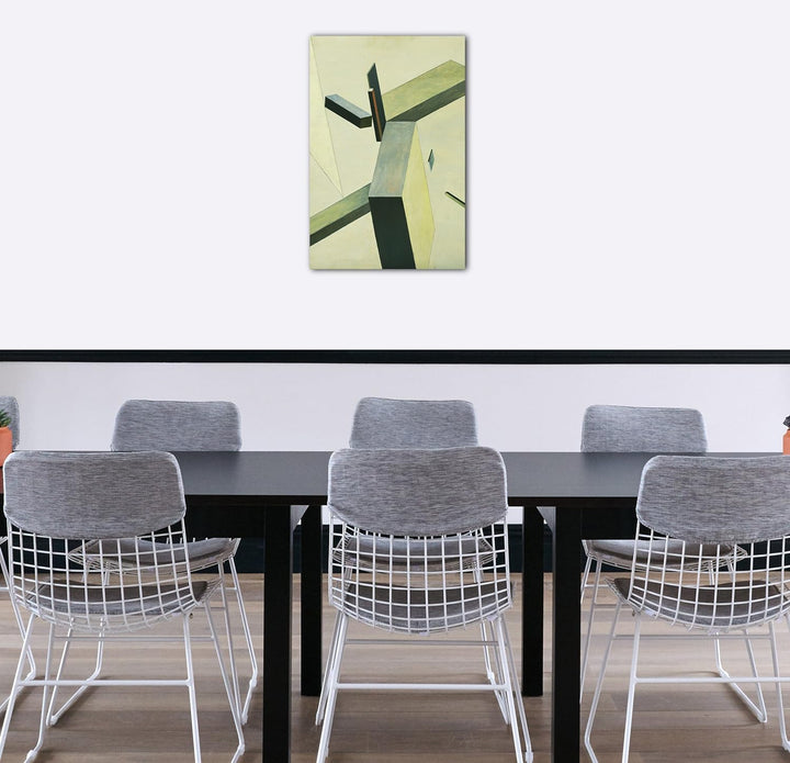 Printed Paintings Leinwand (40x60cm): EL Lissitzky - Composition 40x60 cm, 40x60 cm