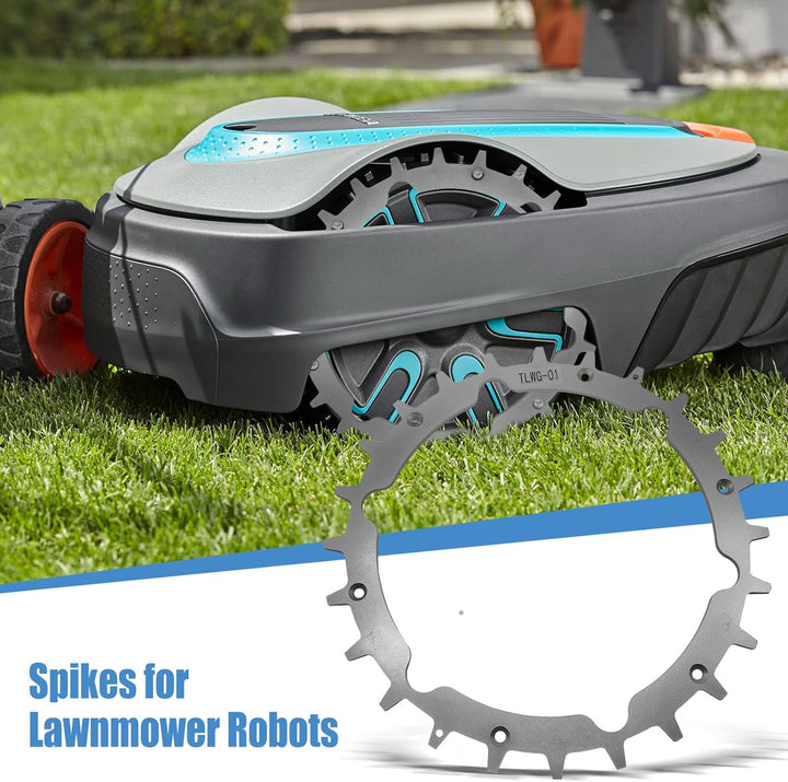 CDIYTOOL Edelstahl Rasenmäher Spikes für Garden.a Sileno City Rasenmäherroboter, 212 mm Rasenmäher M