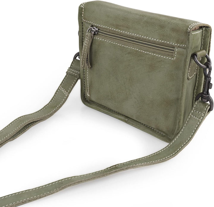 Lois - Umhängetasche Damen Leder - Umhängetasche Leder Damen mit verstellbarem riemen - Kleine Umhän