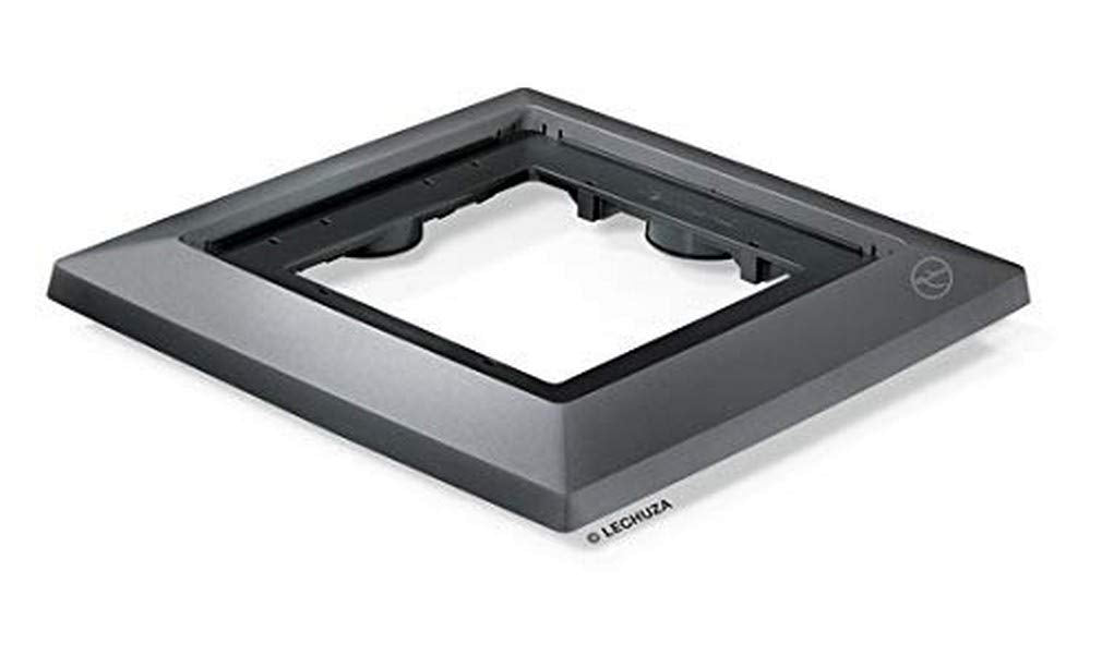 LECHUZA Rolluntersatz CUBICO 40 anthrazit metallic 13417 Anthrazit Metallic 41 x 41 x 4.5 cm Zubehör