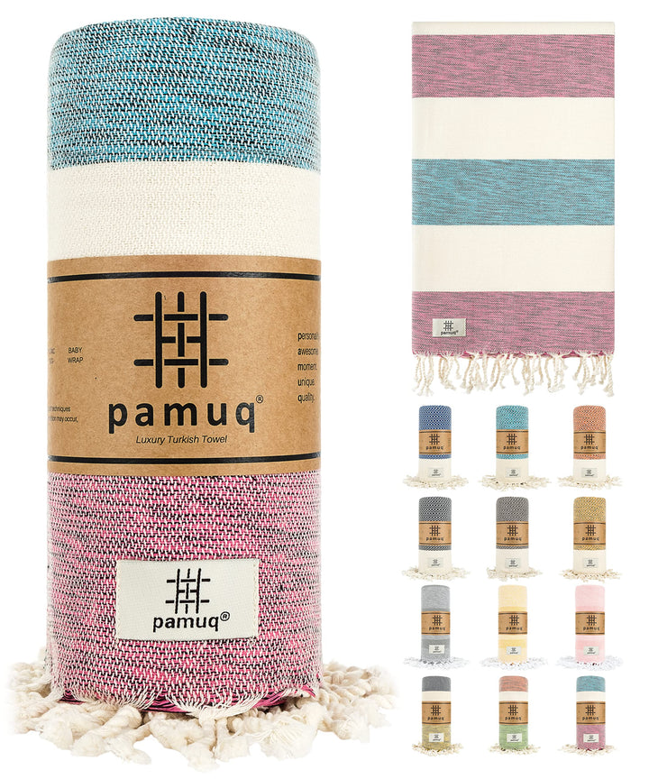 Strandtuch XXL Saunatuch Badetuch Hamamtuch Gross Baumwolle Duschtuch Pestemal Handtuch Fouta Pareo