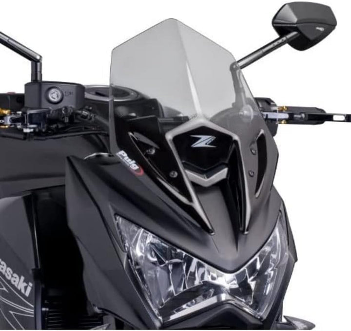 Puig 6401H Windschutzscheibe, Transparent/Rauchgrau Getönt, Getönt