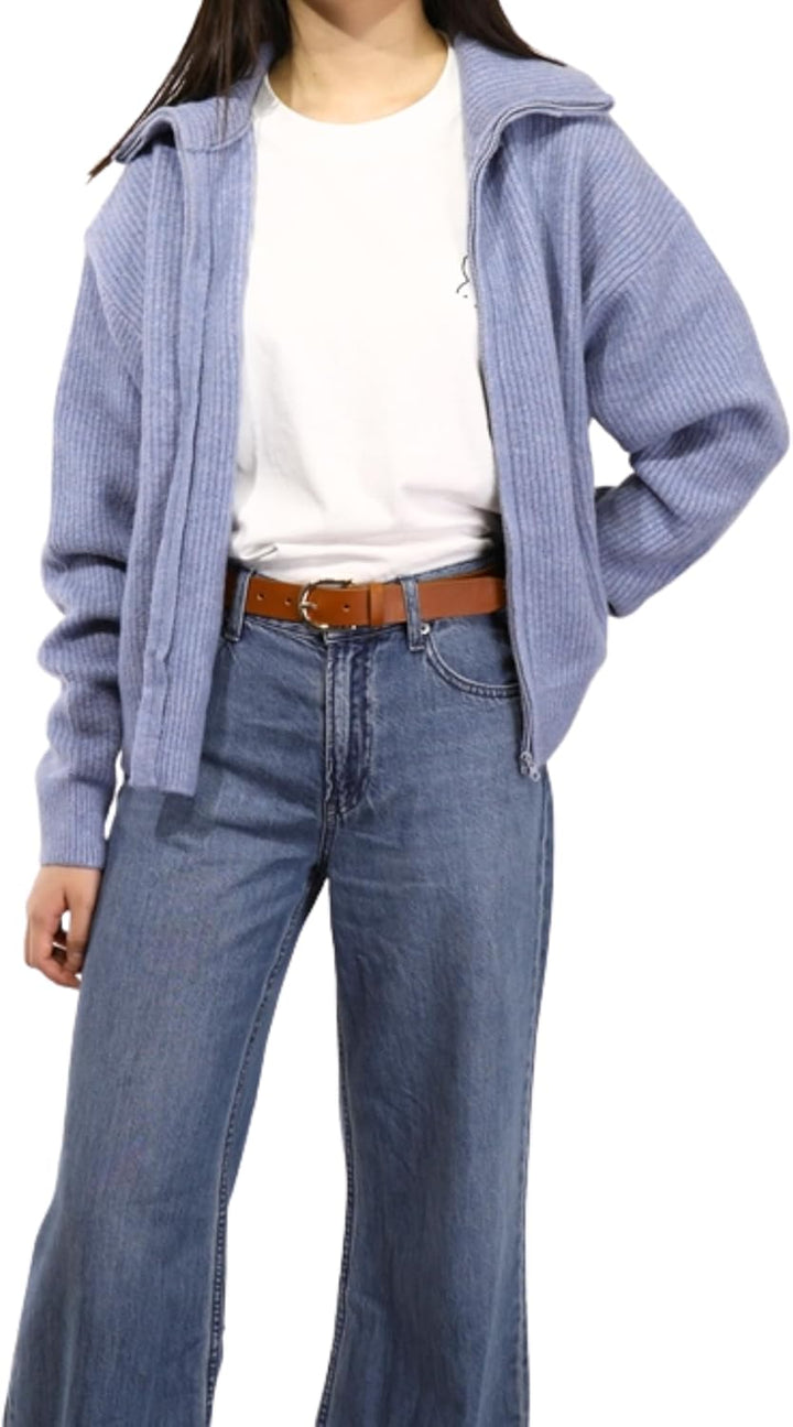 FASHIONGEN - Damengürtel aus pflanzlich gegerbtem Vollnarbenleder, 3 cm breiter ledergürtel, Damengü