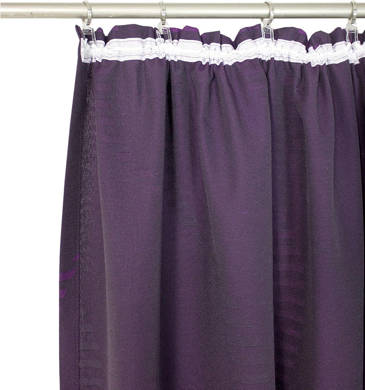 Wirth Fertigschal Lupara mit Kräuselband, Polyester, Lila, 150 x 132 cm Lila 150 x 132 cm, Lila 150