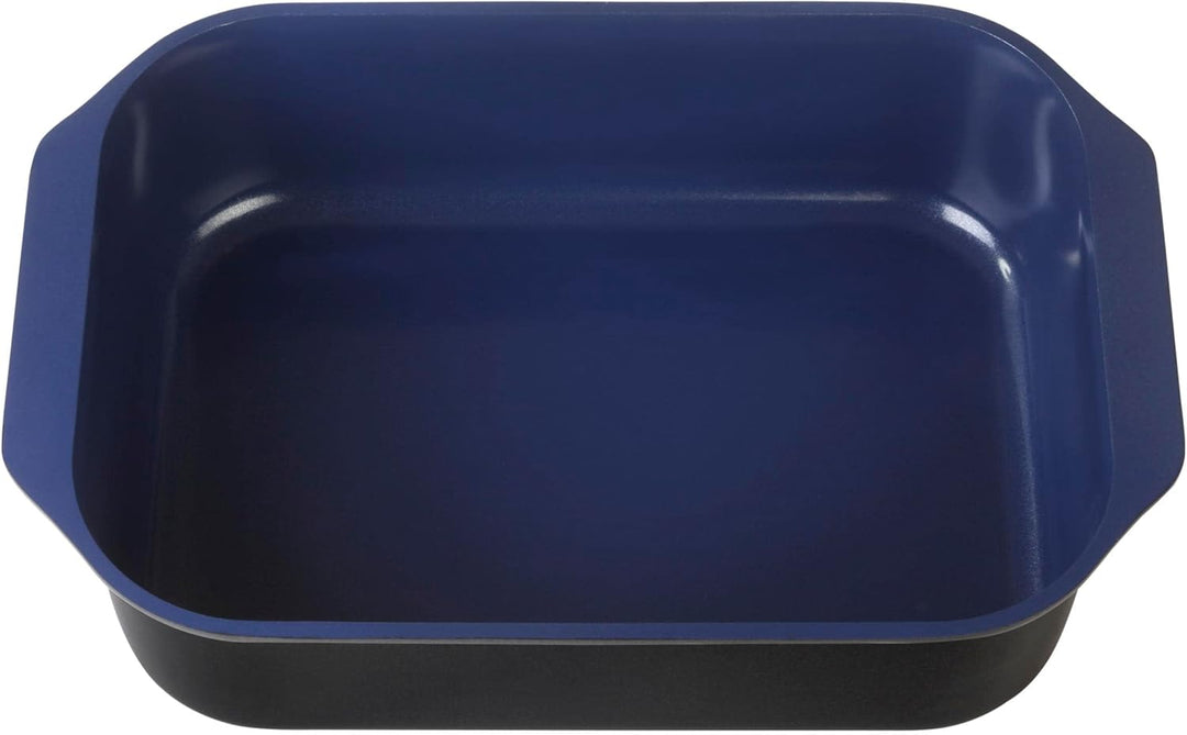 GSW Stahlwaren GmbH Rechteckiger Bräter mit Glasdeckel und Aromaknopf, 40 x 26 x 11 cm, 8 Liter, Alu