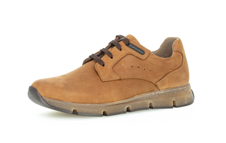 Pius Gabor Herren Sneaker Low, Männer Halbschuhe,Wechselfussbett,Superflex Sohle 41 EU Braun Tobacco