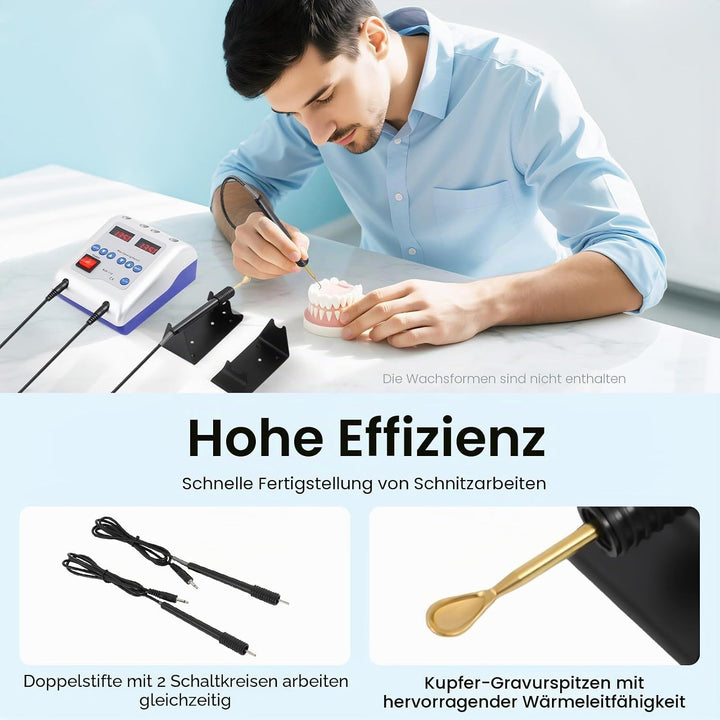 Digital Elektrisch Waxer Maschine, AC 240V 20W Modellier Dental Wachs Gerät Tranchiermesser Wachsmes