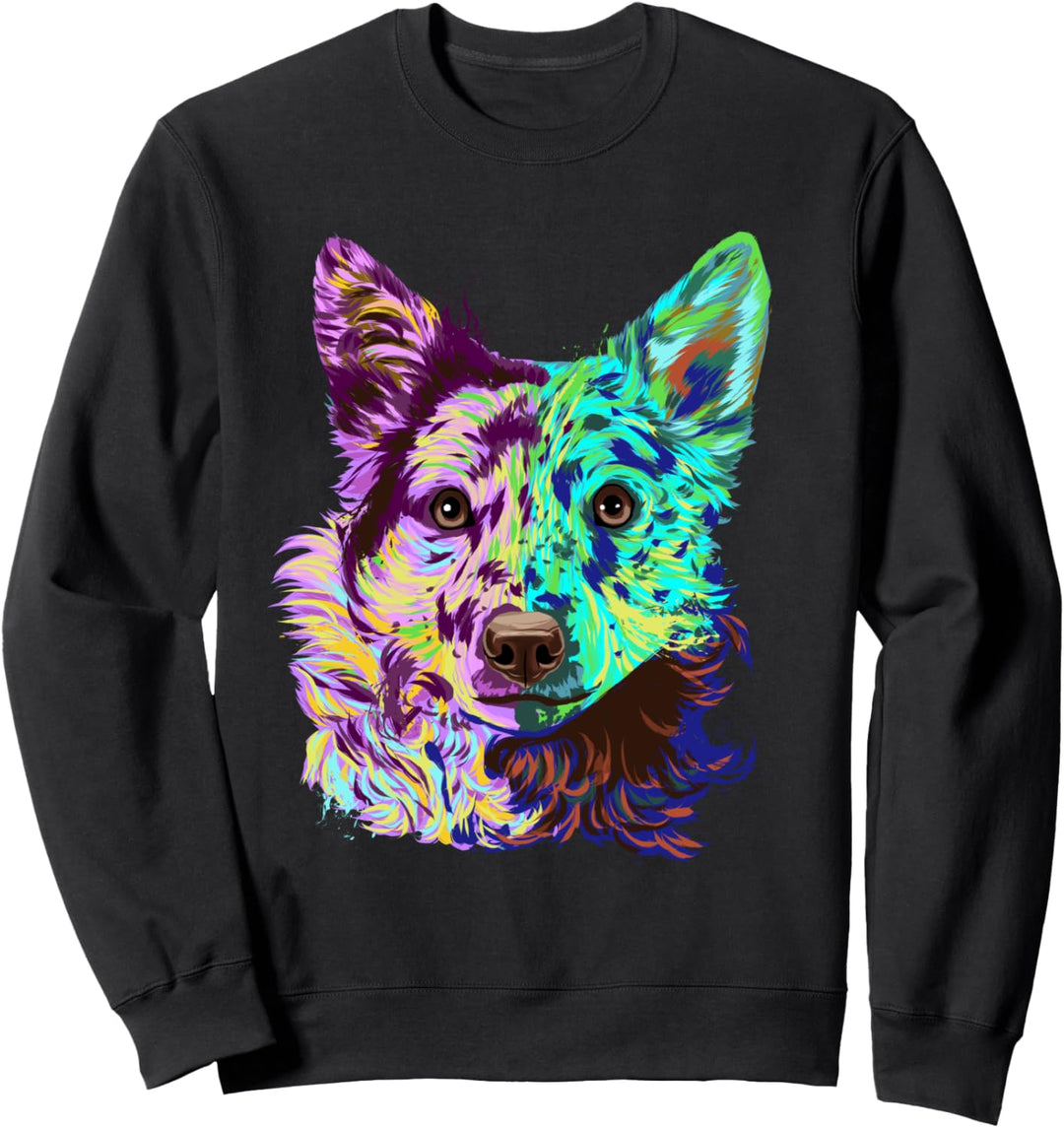 Splash Mudi Hund Sweatshirt