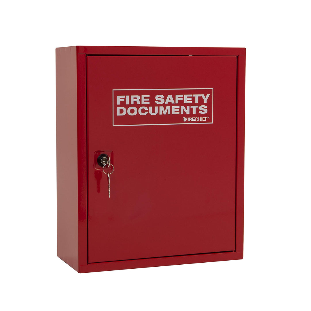 Firechief FMDCK/RED Dokumentenschrank mit Schloss, Rot