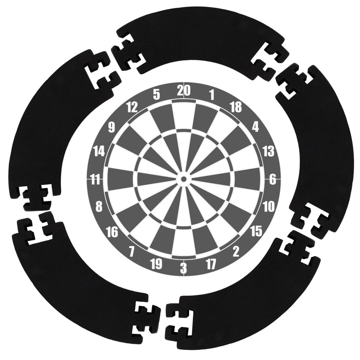 Dartscheibe Schutzring: 5pcs Dart Surround Auffangring, Eva Surround Wandschutz, Dartscheibe Surroun