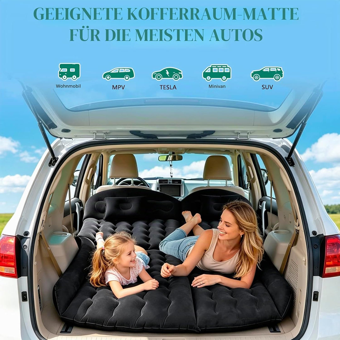 Auto Matratze, Doppelseitige Verdickte Beflockung Automatratze, Camping Aufblasbaren Autobett für Ko
