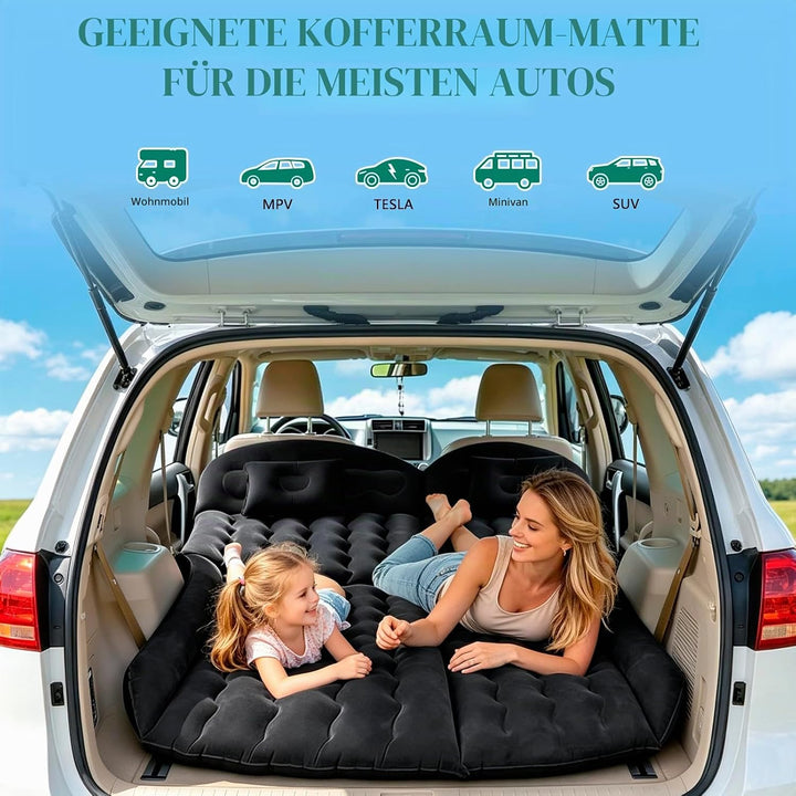 Auto Matratze, Doppelseitige Verdickte Beflockung Automatratze, Camping Aufblasbaren Autobett für Ko
