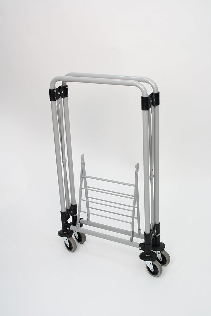 Rubbermaid Commercial Products Wäschewagen-Rahmen X-Cart , zusammenklappbar, 150 l, Grau 150 L, 150