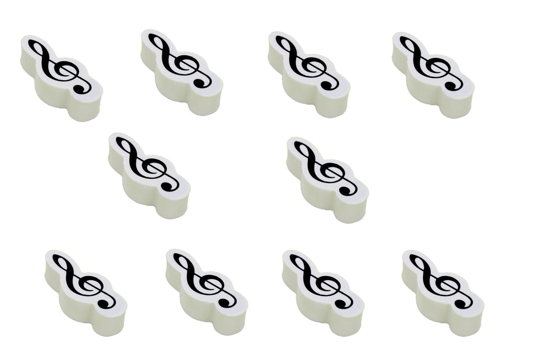 Radiergummi Violinschlüssel (10-Stück-Packung)