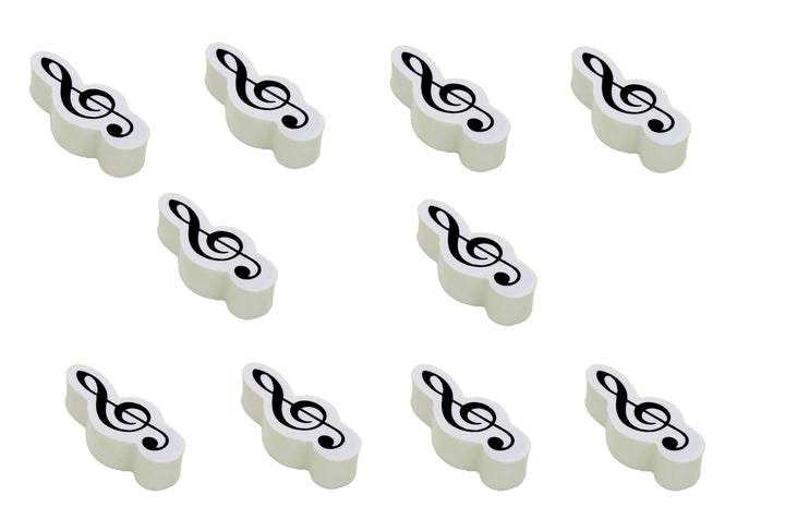 Radiergummi Violinschlüssel (10-Stück-Packung)