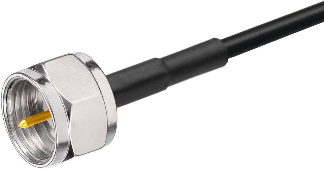 Superbat FM/AM UKW Antenne Dipolantenne mit Teflon-Beschichtung | F-Stecker mit 3m Verlängerungskabe