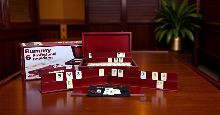 Aquamarine Games – Rommé Professionell, 7 años to 99 años, 6 Spieler (compudid CP009) Professionelle