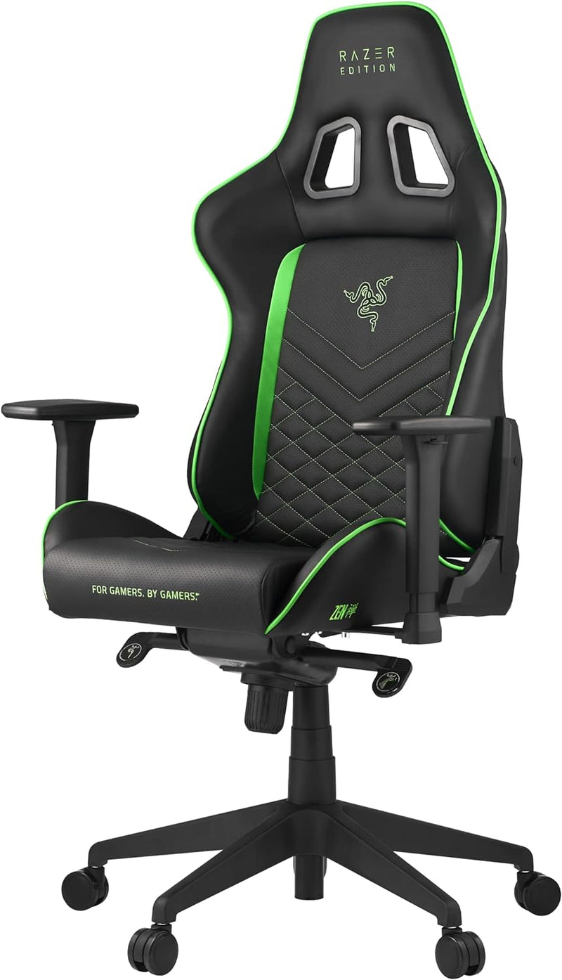 Razer TAROK PRO - Razer Edition Gaming Chair by Zen Gaming Stuhl, Schwarz/Grün, RZ.CD.TK.03.RT, 70 x