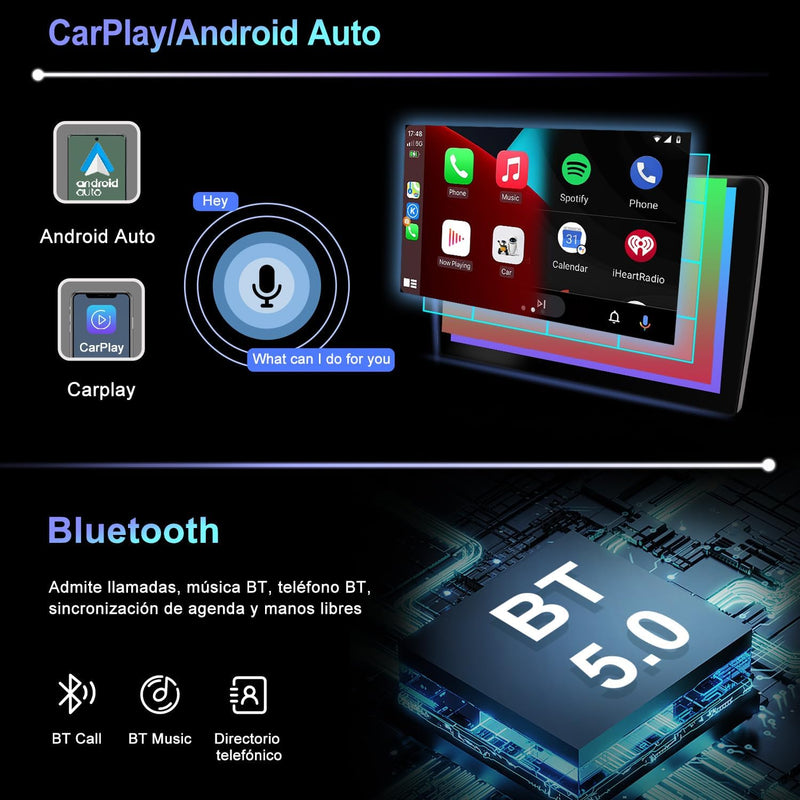 10" IPS HD Touchscreen Autoradio Stereo Player RDS WiFi Bluetooth GPS Navigation Mit Sat Navi Für Ni