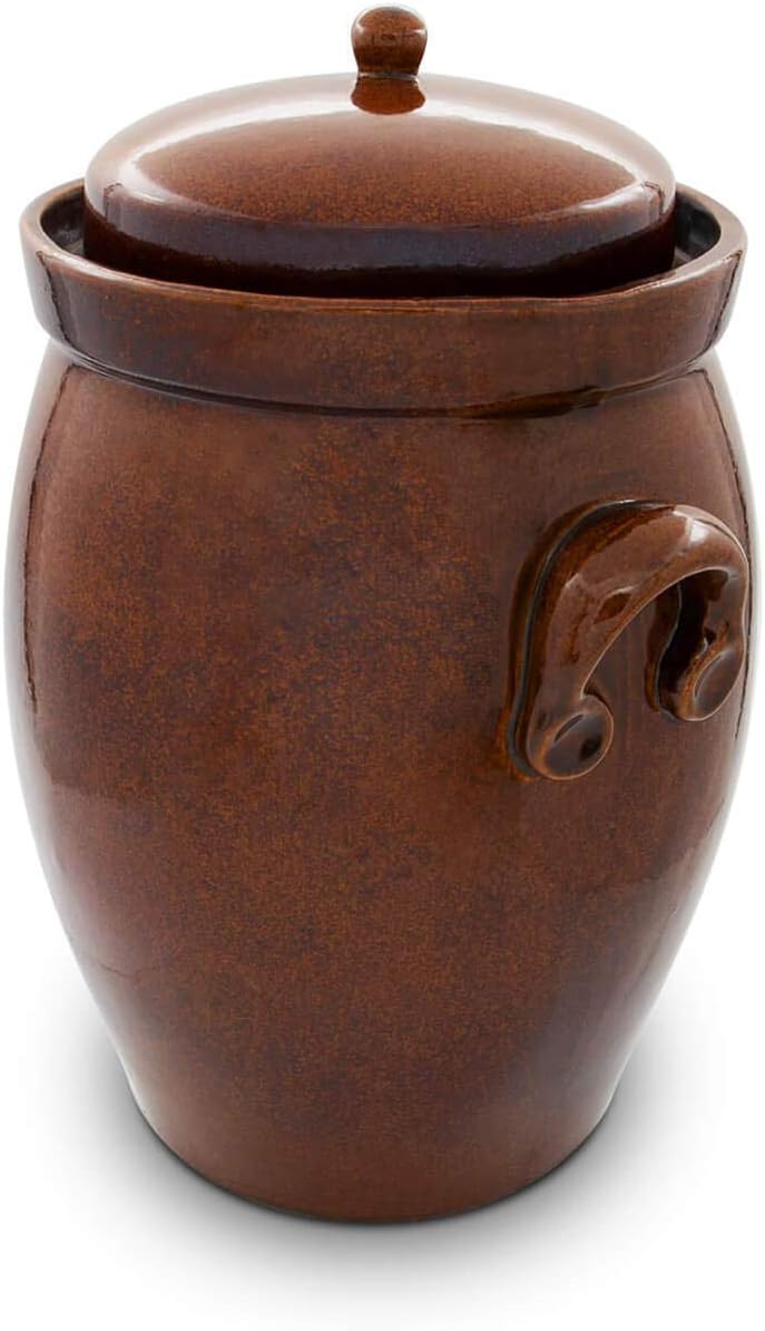 K&K Keramik Gärtopf-Set 16,0 Liter [Form 2] 16 Liter, 16 Liter
