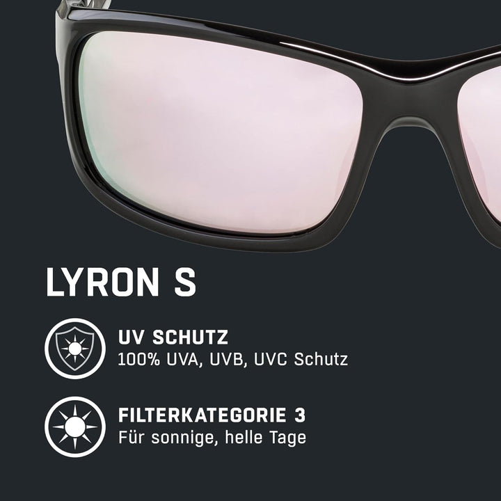ALPINA LYRON S - Verspiegelte und Bruchsichere Sport- & Fahrradbrille Mit 100% UV-Schutz Für Erwachs